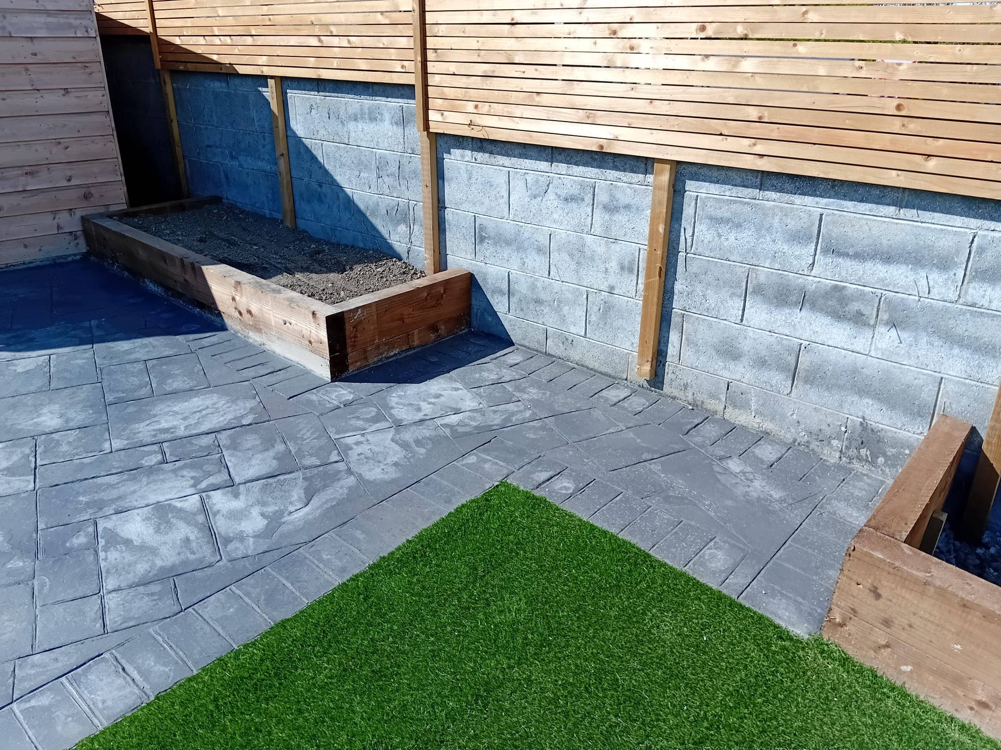 garden before and after