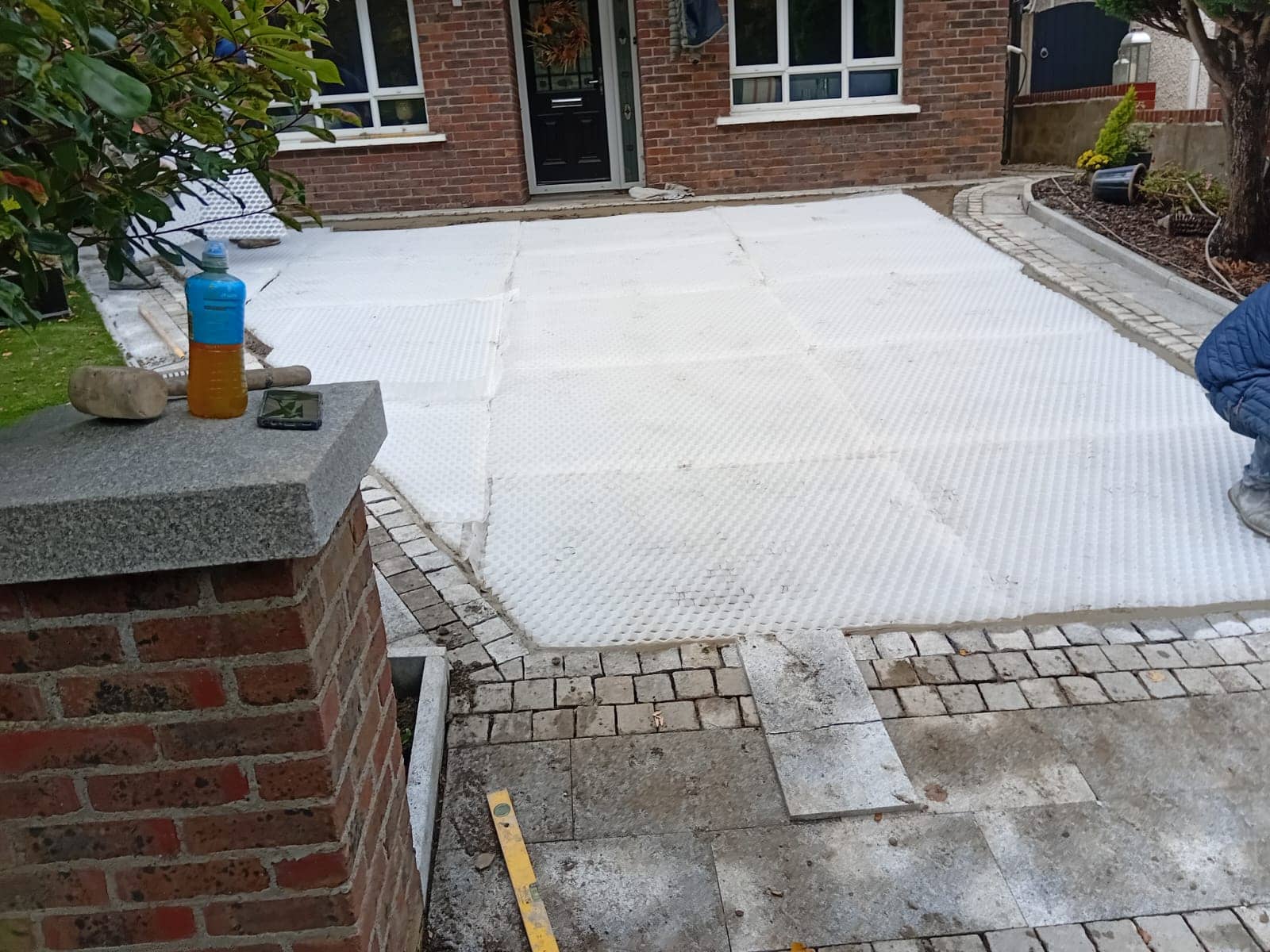 completed driveway
