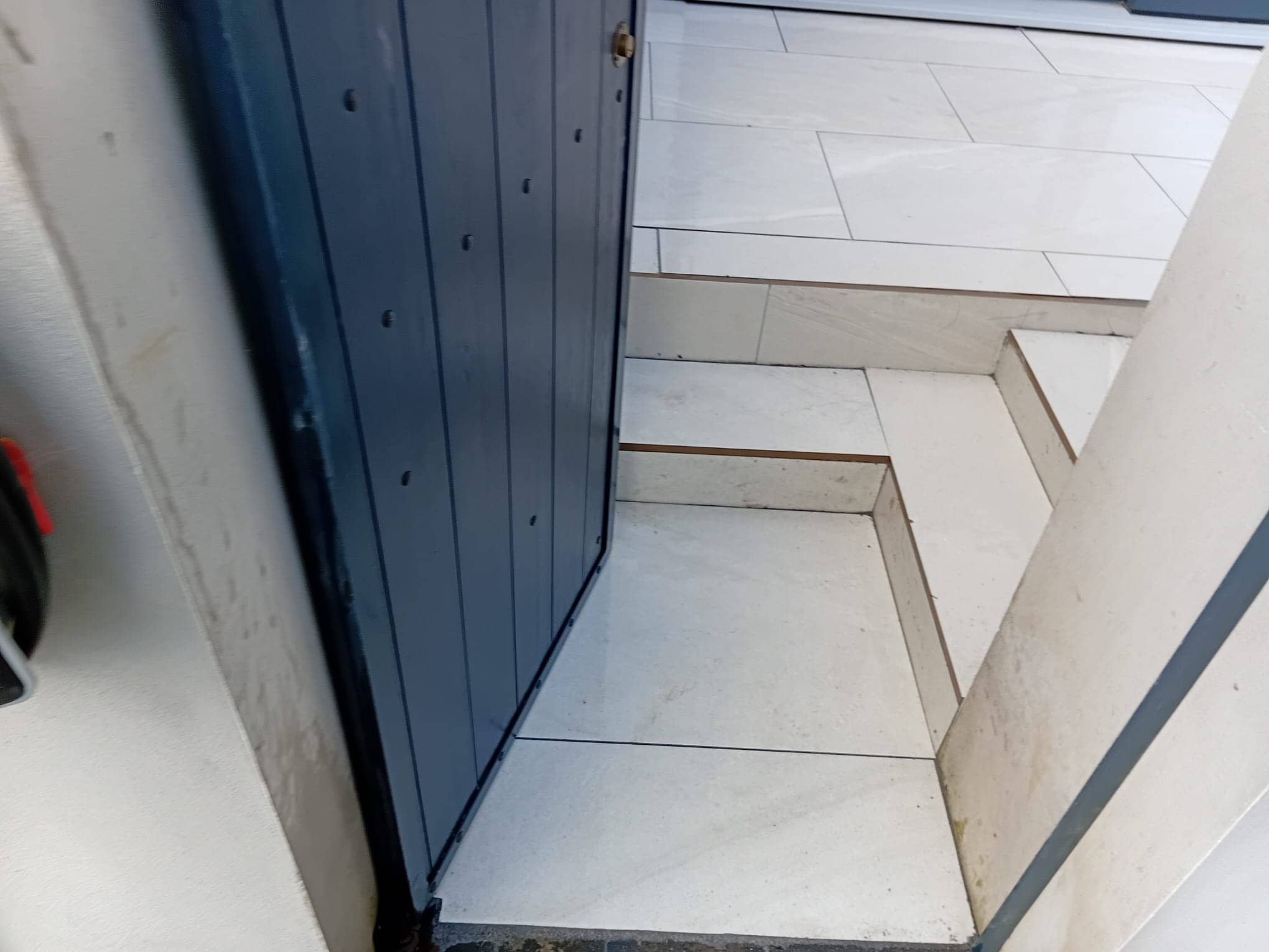 garden slab installation