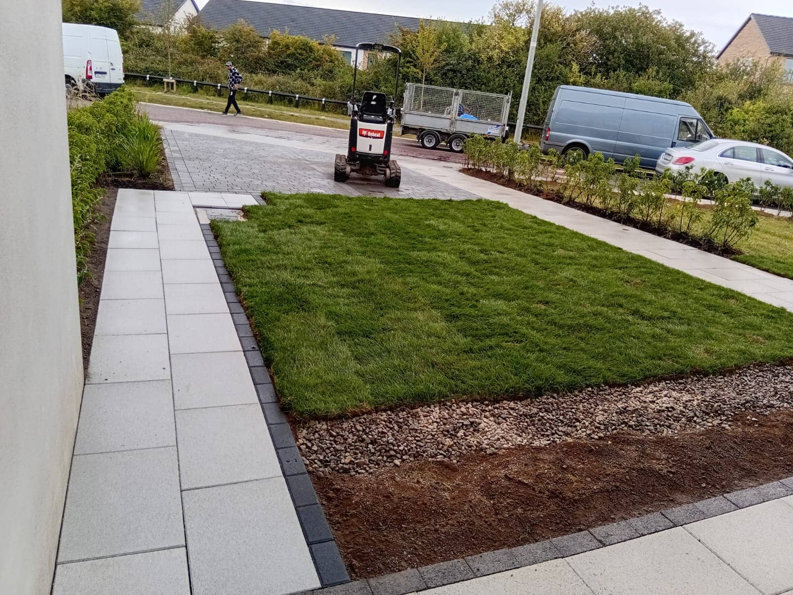 completed garden wall