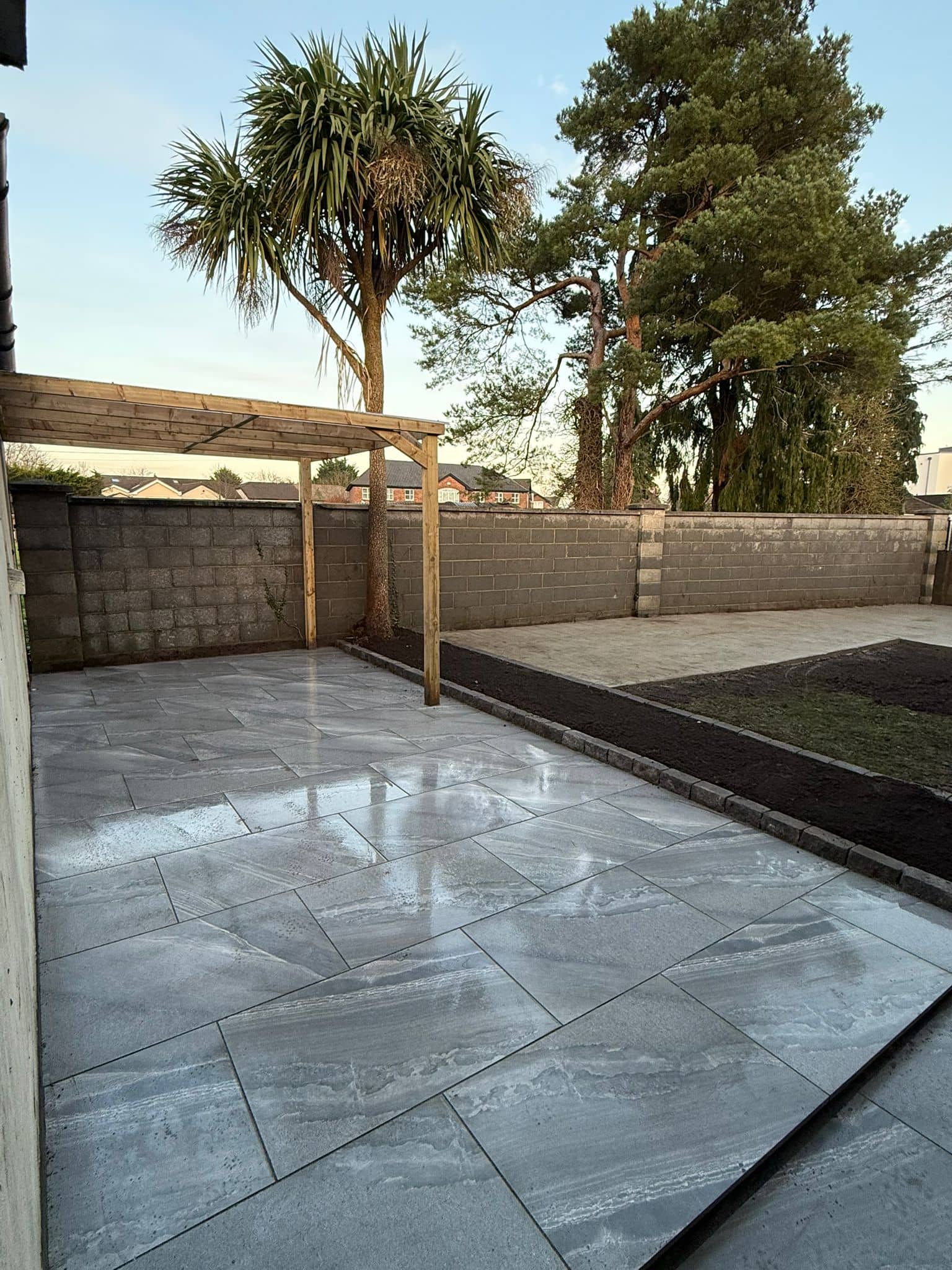 garden before and after