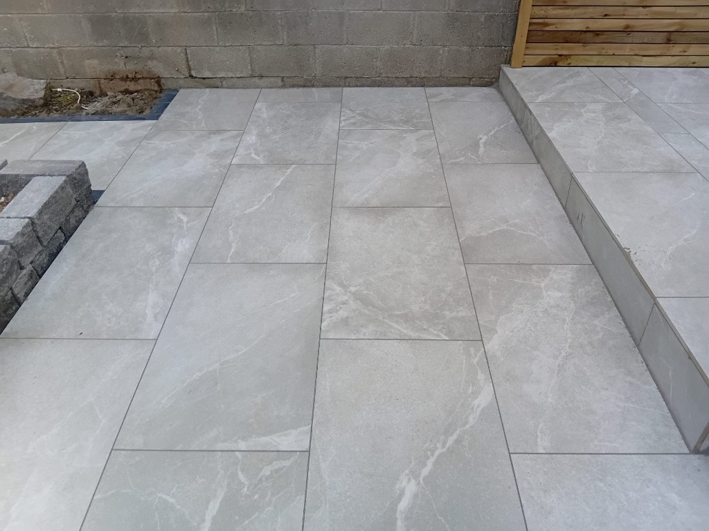 porcelain paving project