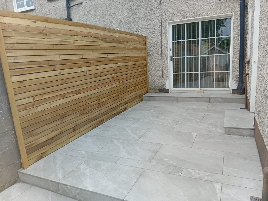 landscaping with fencing