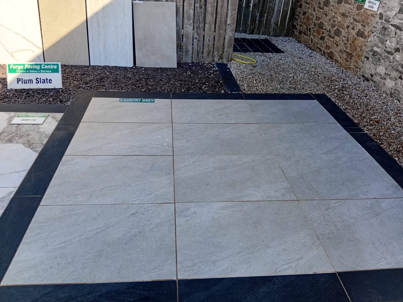 shiny slabs installation