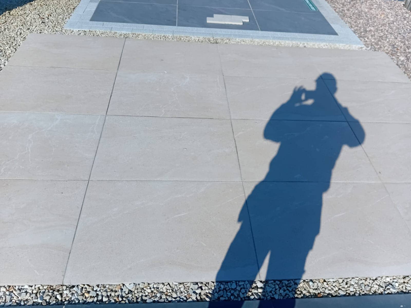 polished garden paving